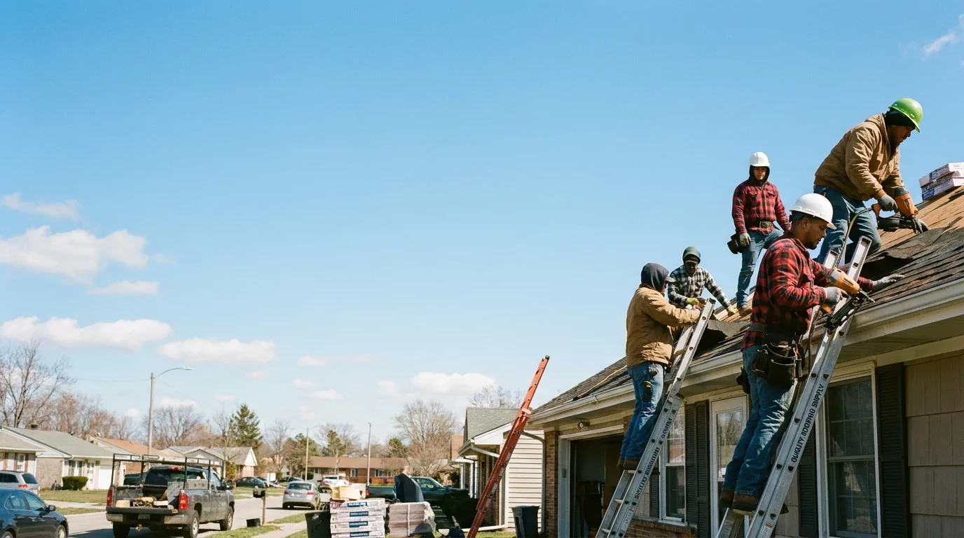 Roofing in Mooreland, IN near me